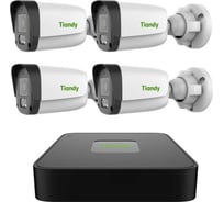 Комплект на 4 камеры Tiandy Spark 4Мпх Home pro 00-01023085