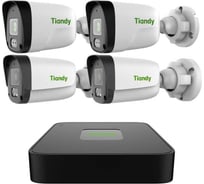 Комплект на 4 камеры Tiandy АК 2МПХ и Spark 4МПХ Pro Бюджет 00-01023089