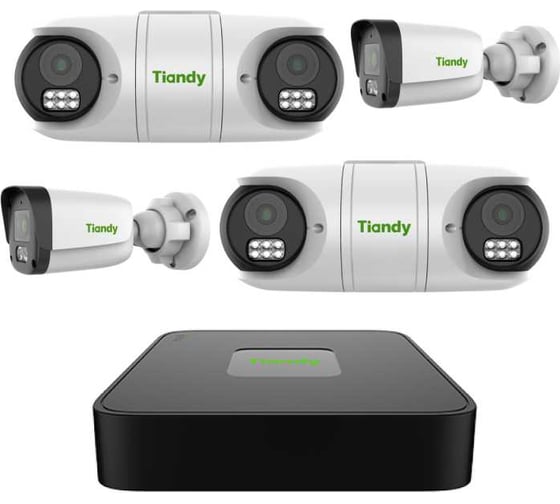 комплект на 6 каналов Tiandy Spark 2Мпх Pro Малый бизнес 00-01023088 1