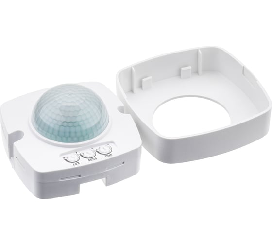 Потолочный/накладной датчик движения duwi 05 Extra Range, 360°, 10-1800с, 20м, 2000Вт, IP20, белый, 25816 2