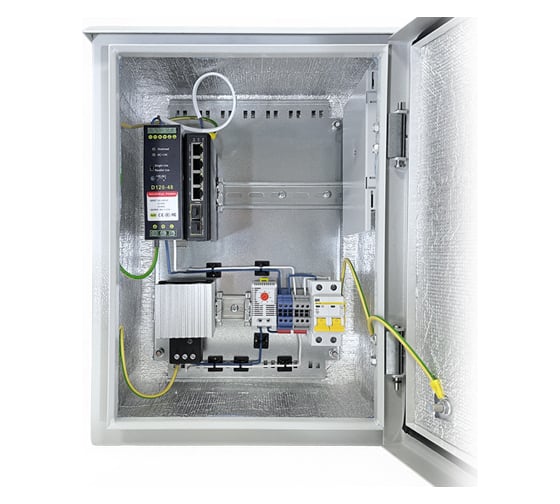 Коммутатор уличный гигабитный ComOnyx PoE 4PoE + 2SFP, CO-SBOXP505-H, 250-023