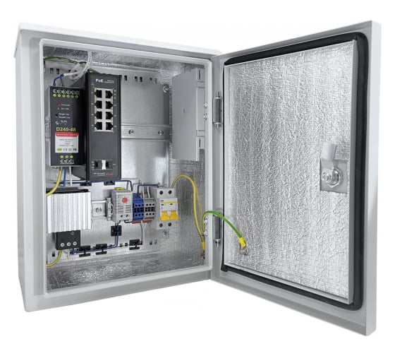 Коммутатор уличный гигабитный PoE ComOnyx 8PoE + 2SFP, CO-SBOXP509-H, 250-031