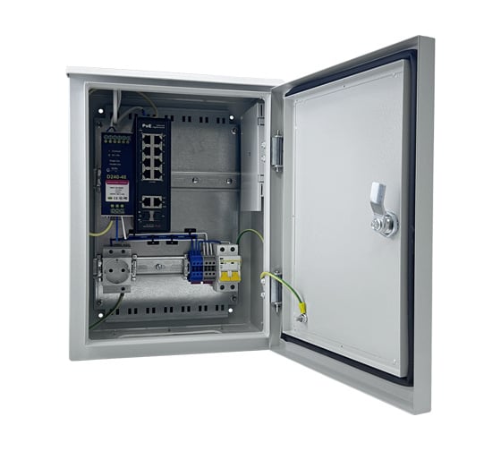 Коммутатор уличный PoE ComOnyx 8PoE + 2Uplink + 2SFP, CO-SBOXP512, 250-013 1