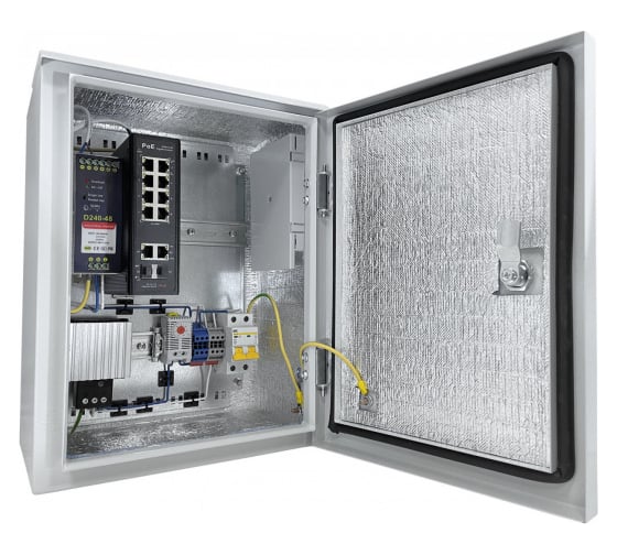 Коммутатор уличный PoE ComOnyx 8PoE + 2Uplink + 2SFP, CO-SBOXP512-H, 250-033