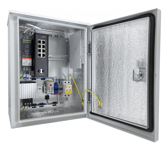Коммутатор уличный гигабитный ComOnyx 8LAN + 2SFP, CO-SBOXP508-H, 250-029 1