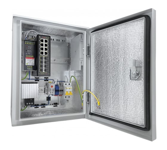 Управляемый PoE коммутатор уличный гигабитный ComOnyx 8PoE + 8SFP, CO-SBOXP510M-H, 250-037