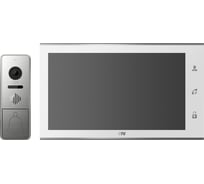 Комплект видеодомофона (вызывная панель -D4005 и монитор -M4105AHD) CTV -DP4105AHD W, поддержка формата Full HD, монитор с экраном 10" белый 10-0000331