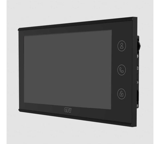 Монитор видеодомофона CTV -M5700 B, поддержка форматов AHD, TVI, CVI и CVBS с разрешением 1080p/720p/960H, встроенный модуль Wi-Fi, черный 10-0000968