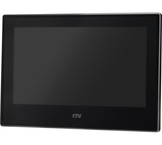 Монитор видеодомофона CTV -M5702NG B, поддержка форматов AHD, TVI, CVI и CVBS с разрешением 1080p/720p/960H, встроенный модуль Wi-Fi, черный 10-0000975