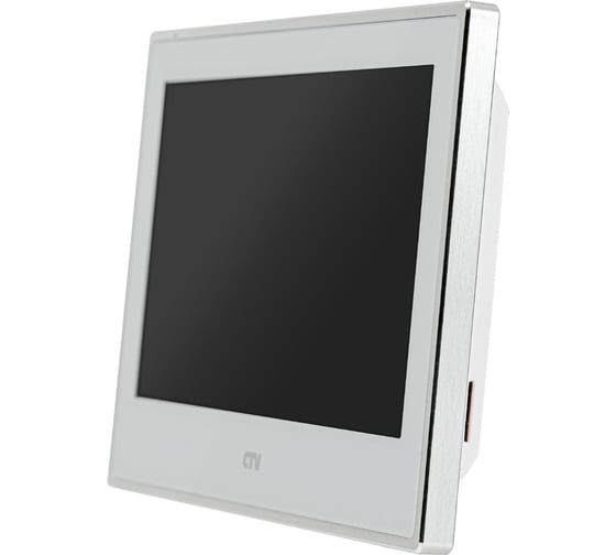 Монитор видеодомофона CTV -M4704AHD B формата AHD с IPS экраном 7", Hands free, детектор движения, технология Touch Screen, белый 10-0000242