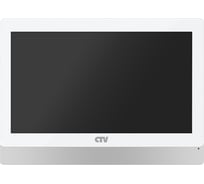 Монитор видеодомофона CTV -M5902NG W, с технологией Touch Screen, сенсорным IPS экраном 9", встроенный модуль Wi-Fi, белый 10-0000980