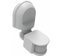 Датчик движения инфракрасный Dekraft ДДИ-101 02, 1200 Вт, 2-12 м, 180 градусов, белый 60131DEK