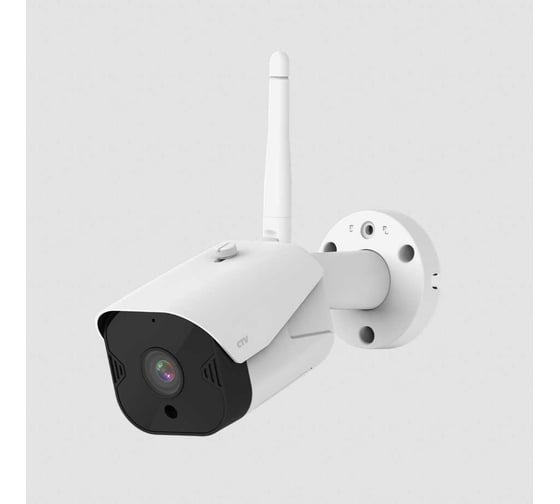 Wi-Fi видеокамера CTV -Cam В20 с разрешением 3Мп, корпус металл/ABS-пластик, с функцией "День/Ночь", 4 ИК-диода, встроенная сирена, двусторонняя аудиосвязь, поддержка P2P 10-0000902