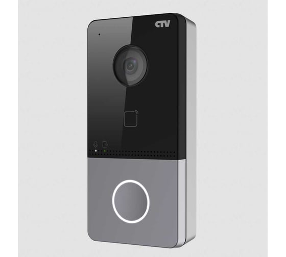 IP вызывная панель для IP видеодомофона CTV -IP-D6000 разрешение 2Мп, поддержка Wi-Fi, встроенный считыватель карт Mifare, питание PoE/12V DC, установка накладная, IP65. 10-0000928