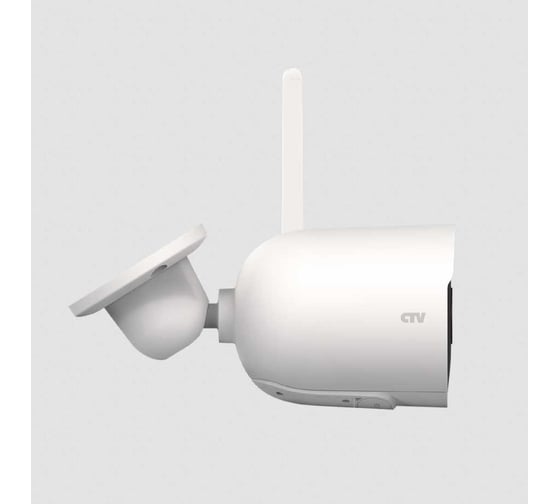 Wi-Fi видеокамера CTV -Cam B10, с разрешением 3Мп, корпус из ABS пластика, с функцией "День/Ночь", 18 ИК-диодов, детекция движения, аудио, поддержка P2P 10-0000900