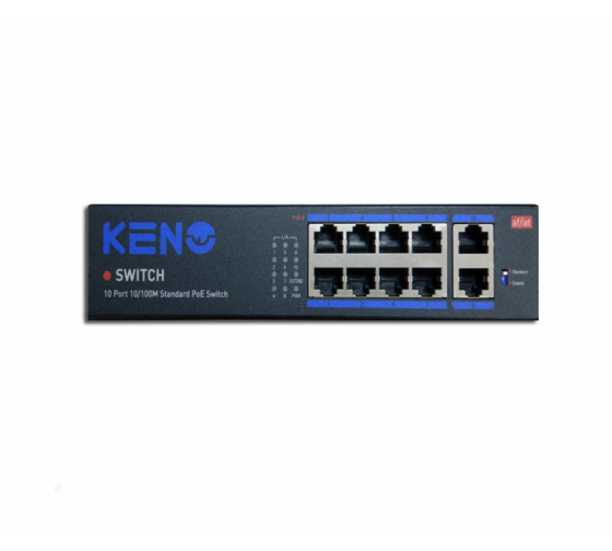 Коммутатор KENO 10 портов KN-SW802POE+ 1