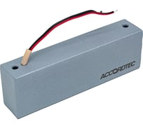 Электромагнитный замок ACCORDTEC ML-300K с уголком, цвет Серебряный металлик AT-15313