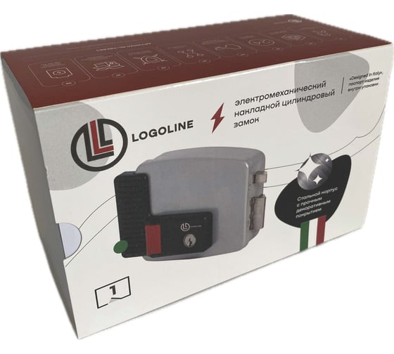 Замок электромеханический, накладной LOGOLINE RL-730.60.1