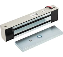 Электромагнитный замок ACCORDTEC ML-400 K с уголком, цвет серый AT-15854