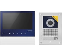 Комплект видеодомофона и вызывной панели COMMAX CDV-70H2(синий)/DRC-41UN