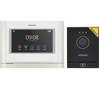 Комплект видеодомофона и вызывной панели COMMAX CDV-70MF(белый)/DRC-41M(темно-серый)