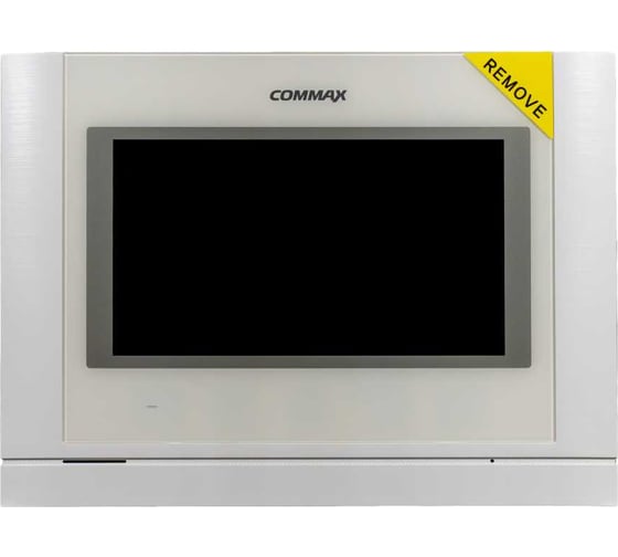 Комплект видеодомофона и вызывной панели COMMAX CDV-70MF(белый)/DRC-4CGN2(черная)+Козырек