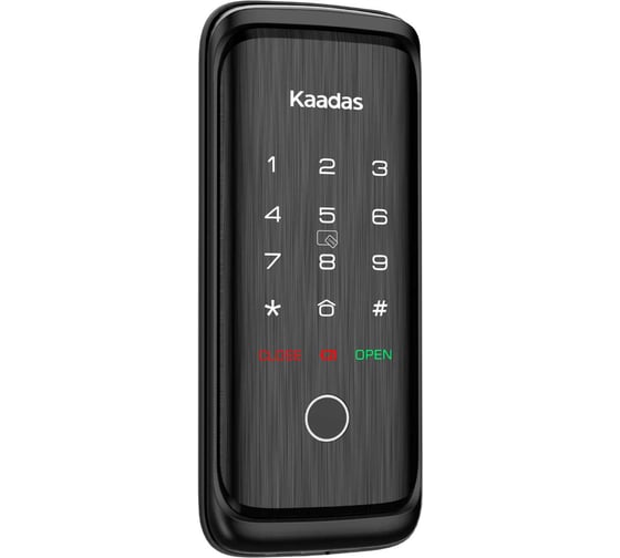 Электронный дверной накладной замок KAADAS R8-5 с отпечатком пальца черный R8-5 черный УТ-00005259