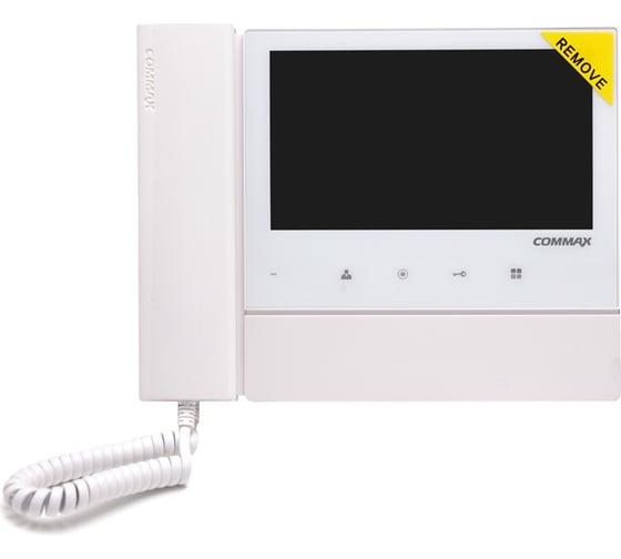 Комплект видеодомофона и вызывной панели COMMAX CDV-70NM/DRC-4PIP(черная)