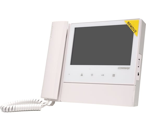 Комплект видеодомофона и вызывной панели COMMAX CDV-70NM/DRC-4PIP(серебро)