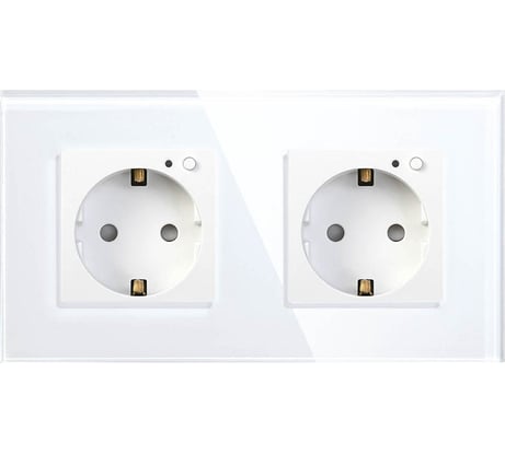 Умная встраиваемая Wi-Fi розетка Hiper IoT Outlet W02 523762