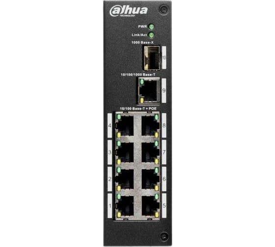 Коммутатор Dahua DH-PFS3110-8T 1