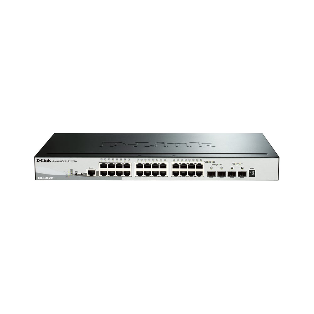 Коммутатор D-link DGS-1510-28P - выгодная цена, отзывы, характеристики ...