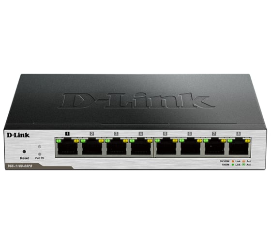 Коммутатор D-link DGS-1100-08PD 1