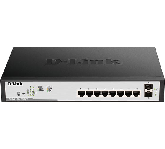 Коммутатор D-link DGS-1100-10MPP 1