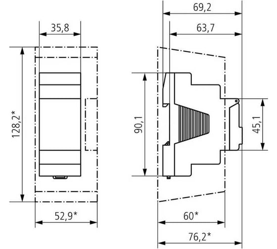 Фотореле Theben LUNA 110 plus AL, 110-230VAC, 16A, 2,6кВт, датчик накладного монтажа IP55 1100910