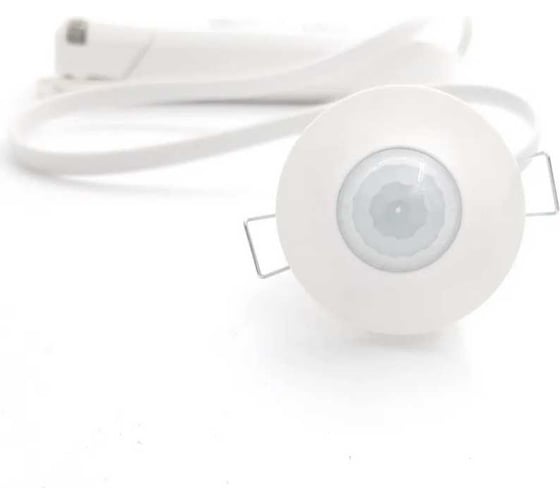 Датчик движения Theben ThePiccola S360-100 DE WH, зона 8 м, 1 канал, врезной, IP44 сенсор, IP20 блок питания, белый 1060200