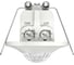 Датчик движения Theben ThePiccola S360-100 DE WH, зона 8 м, 1 канал, врезной, IP44 сенсор, IP20 блок питания, белый 1060200 1