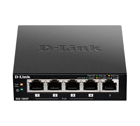 Коммутатор D-link DGS-1005P