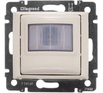 Датчик движения Legrand трехпроводной Valena 1000Вт пассивный инфракрасный с нейтралью слоновая кость 774169