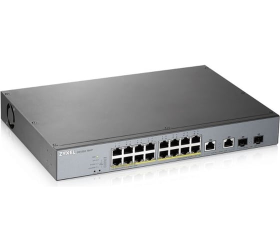 Гибридный коммутатор ZYXEL Smart L2 PoE+ для IP-видеокамер GS1350-18HP-EU0101F