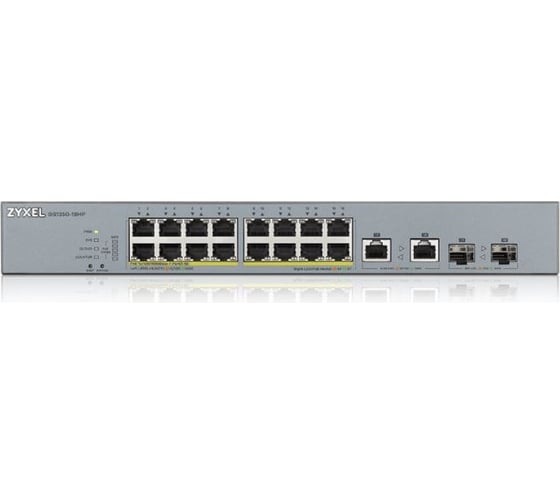 Гибридный коммутатор ZYXEL Smart L2 PoE+ для IP-видеокамер GS1350-18HP-EU0101F