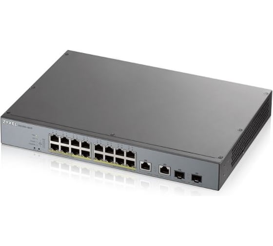 Гибридный коммутатор ZYXEL Smart L2 PoE+ для IP-видеокамер GS1350-18HP-EU0101F