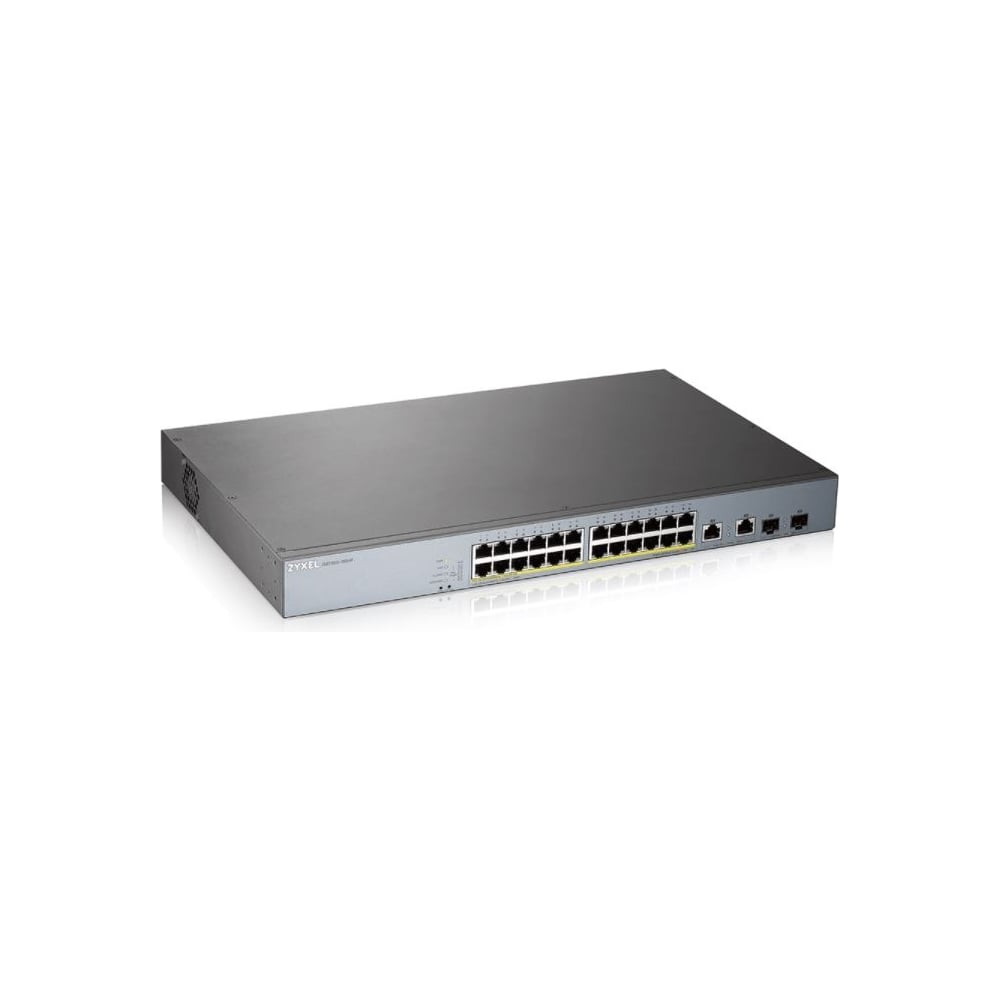 Гибридный коммутатор ZYXEL Smart L2 PoE+ для IP-видеокамер NebulaFlex ...