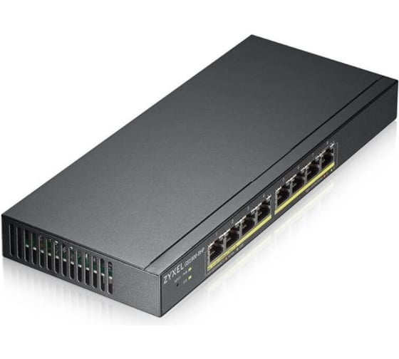 Коммутатор ZYXEL Smart L2 PoE+ GS1900-8HP, 8xGE PoE+ GS1900-8HP-EU0102F