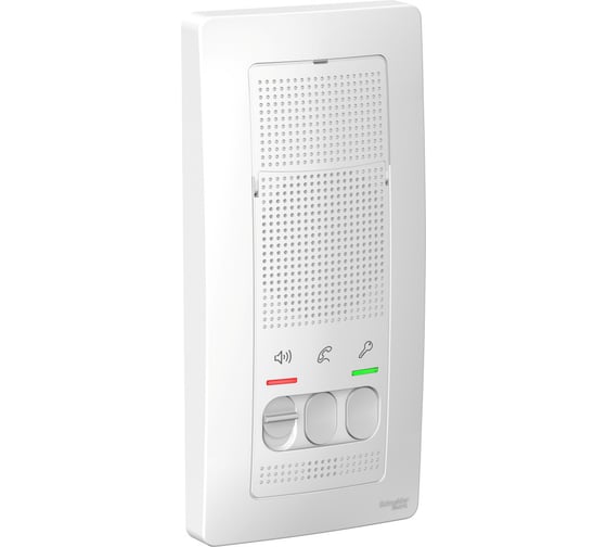 Переговорное устройство домофон Systeme Electric (Schneider Electric) BLANCA настен.монтаж, 4,5В, белый BLNDA000011