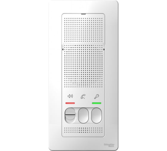 Переговорное устройство домофон Systeme Electric (Schneider Electric) BLANCA настен.монтаж, 4,5В, белый BLNDA000011