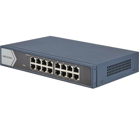 Коммутатор Hikvision Ethernet, PoE DS-3E0516-E (B) УТ-00032492