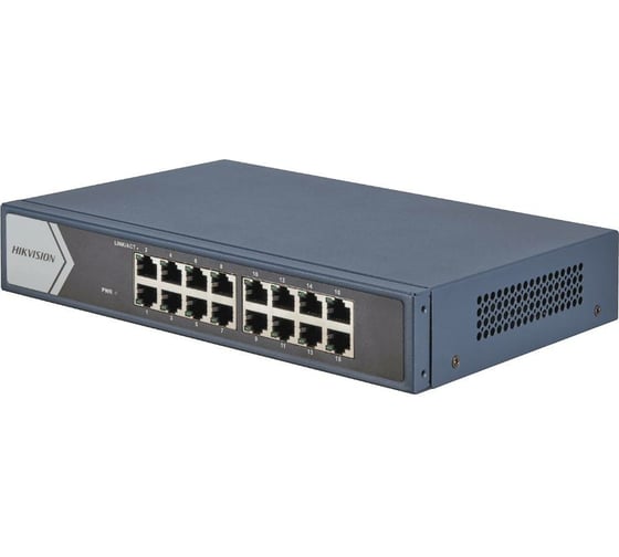 Коммутатор Hikvision Ethernet, PoE DS-3E0516-E (B) УТ-00032492