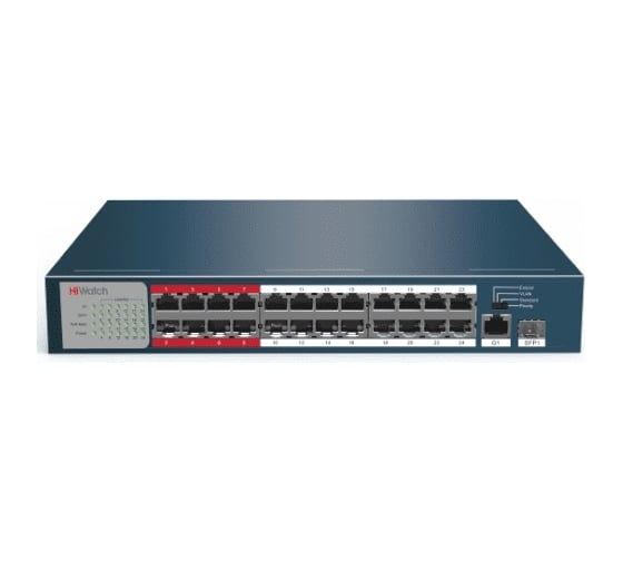 Ethernet PoE Коммутатор HiWatch DS-S2624P B 1