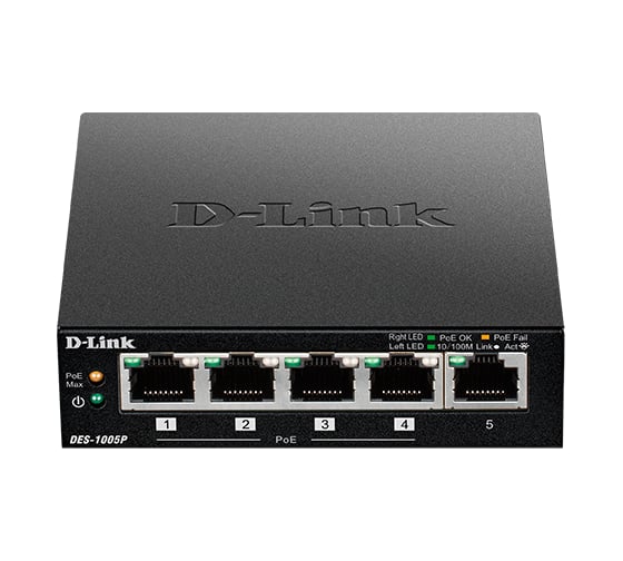 Коммутатор D-link DES-1005P 1